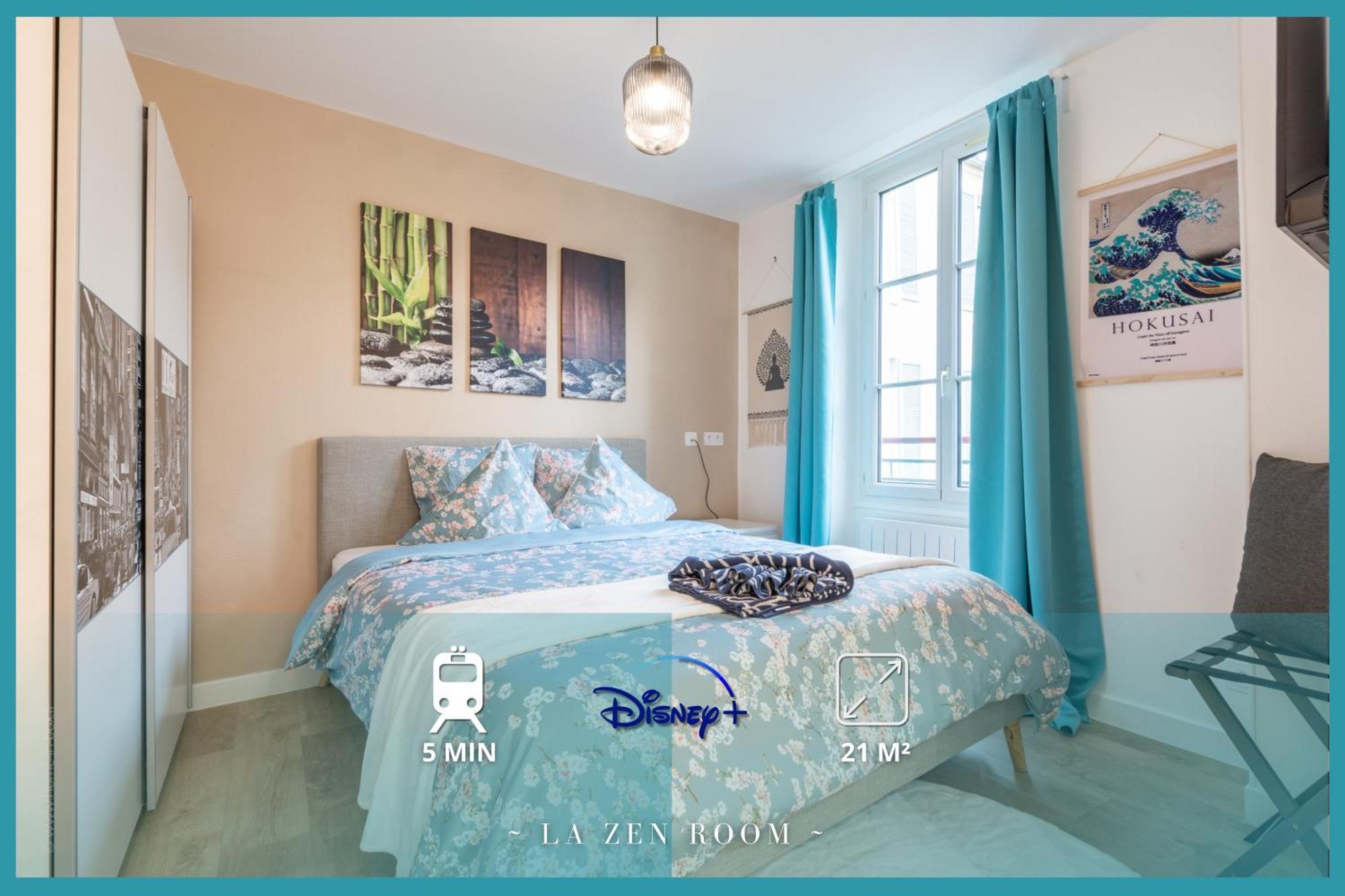 Sweethost - La Zen Room - Studio Proche Gare & Disneyland Lagny-sur-Marne Exterior foto
