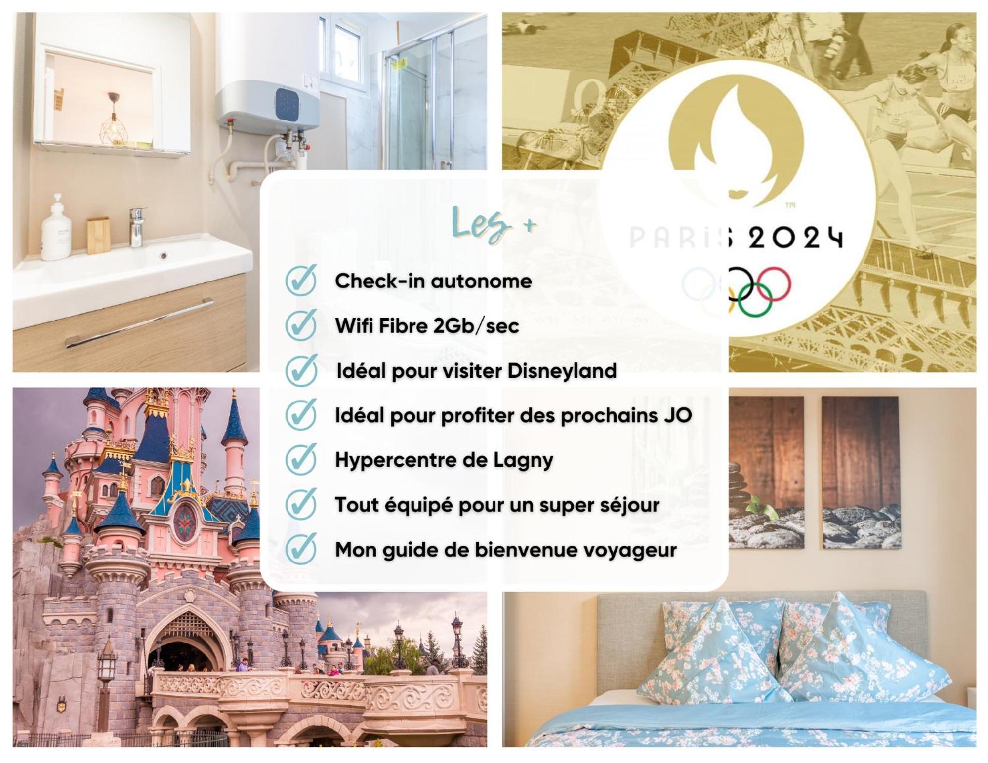 Sweethost - La Zen Room - Studio Proche Gare & Disneyland Lagny-sur-Marne Exterior foto